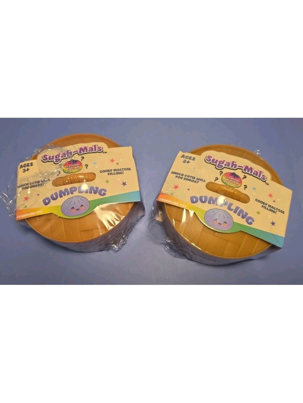 2 Sugah-Mals Dumpling 3-3/4" Gooey Maltose Filling Brand New Sealed